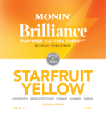 Monin Brilliance Starfruit Yellow  Natural Energy - Bottle (64oz) - Image 2