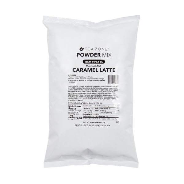 MochaBLAST Caramel Latte Powder - Bag (2 lbs)