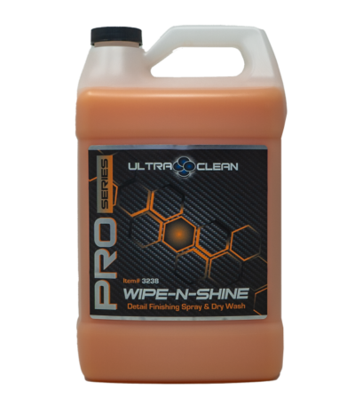 Ultra Clean Wipe-N-Shine #3238 Detail Finishing Spray and Dry Wash for automotive surfaces
