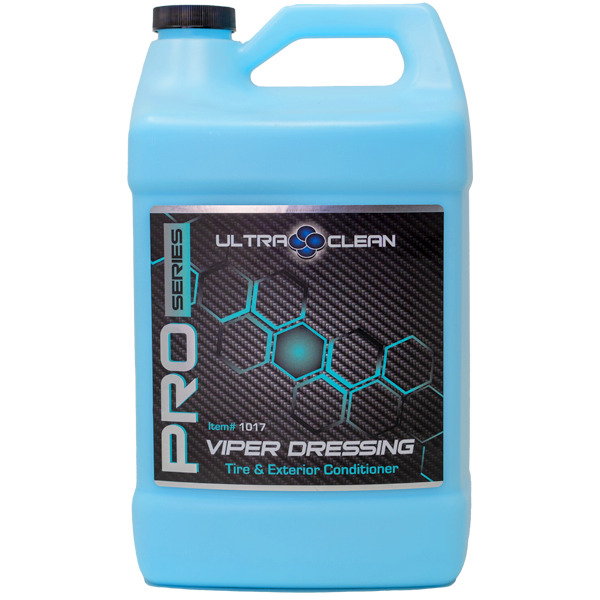 Ultra Clean Viper Dressing #1017 concentrated all purpose water-based dressing for automotive interiors and tires