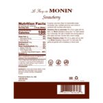 Monin Strawberry Syrup - Bottle (750mL) - Image 2