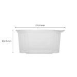 [120 sets] 64 oz PET Tamper Resistant Deli Containers with Flat Lid - Image 2