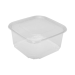 [120 sets] 64 oz PET Tamper Resistant Deli Containers with Flat Lid - Image 3