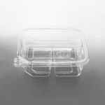 [300 ct] PET Tamper Resistant Grab N' Go Container, 3-Compartment - Image 2