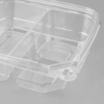 [300 ct] PET Tamper Resistant Grab N' Go Container, 3-Compartment - Image 6