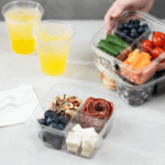 [300 ct] PET Tamper Resistant Grab N' Go Container, 4-Compartment - Image 4