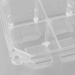 [300 ct] PET Tamper Resistant Grab N' Go Container, 4-Compartment - Image 6