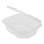 [200 ct] 12 oz PET Plastic Tamper Resistant Hinged Deli Containers with Lid - Image 2
