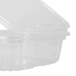 [200 ct] 12 oz PET Plastic Tamper Resistant Hinged Deli Containers with Lid - Image 7