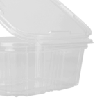 [200 ct] 16 oz PET Plastic Tamper Resistant Hinged Deli Containers with Lid - Image 7