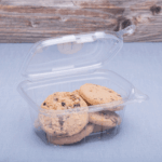 [200 ct] 16 oz PET Plastic Tamper Resistant Hinged Deli Containers with Lid - Image 3