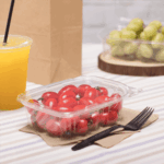 [200 sets] 24 oz PET Plastic Tamper Resistant Hinged Deli Containers with Lid - Image 3