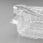 [150 sets] 48 oz PET Tamper Resistant Hinged Deli Containers w/Flat Lid, Rectangular - Image 6