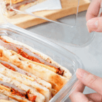 [150 sets] 64 oz PET Tamper Resistant Hinged Deli Containers w/Flat Lid - Image 5