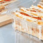 [150 sets] 64 oz PET Tamper Resistant Hinged Deli Containers w/Flat Lid - Image 3