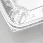 [150 sets] 64 oz PET Tamper Resistant Hinged Deli Containers w/Flat Lid - Image 4