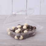 [200 sets] 8 oz PET Plastic Tamper Resistant Hinged Deli Containers with Lid