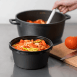 [150 sets] 44 oz PP Tamper Resistant Injection Molded Microwaveable Black Food Container w/Clear lid - Image 3