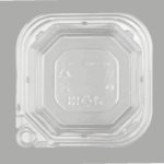 [400 ct] 12 oz PET Tamper Resistant Square Container, Clear - Image 9