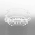 [400 ct] 8 oz PET Tamper Resistant Square Container, Clear - Image 3