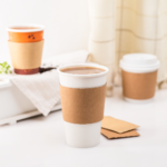 [1,000 ct] 8 oz Traditional Coffee Cup Sleeves, Kraft - Image 3