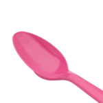 [1,000 ct] PP Plastic Medium Weight Tea Spoons, Pink - Image 6