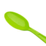 [1,000 ct] PP Plastic Extra Heavy Weight Tea Spoons, Green - Image 6