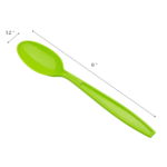 [1,000 ct] PP Plastic Extra Heavy Weight Tea Spoons, Green - Image 5