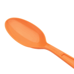 [1,000 ct] PP Plastic Extra Heavy Weight Tea Spoons, Orange - Image 6