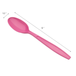 [1,000 ct] PP Plastic Extra Heavy Weight Tea Spoons, Pink - Image 6