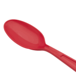 [1,000 ct] PP Plastic Extra Heavy Weight Tea Spoons, Red - Image 6