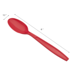 [1,000 ct] PP Plastic Extra Heavy Weight Tea Spoons, Red - Image 5