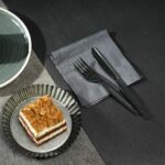 [1,000 ct] PS Plastic Medium-Heavy Weight Forks Bulk Box, Black - Image 9