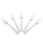 [1,000 ct] PP Plastic Premium Extra Heavy Weight Forks, White - Image 5