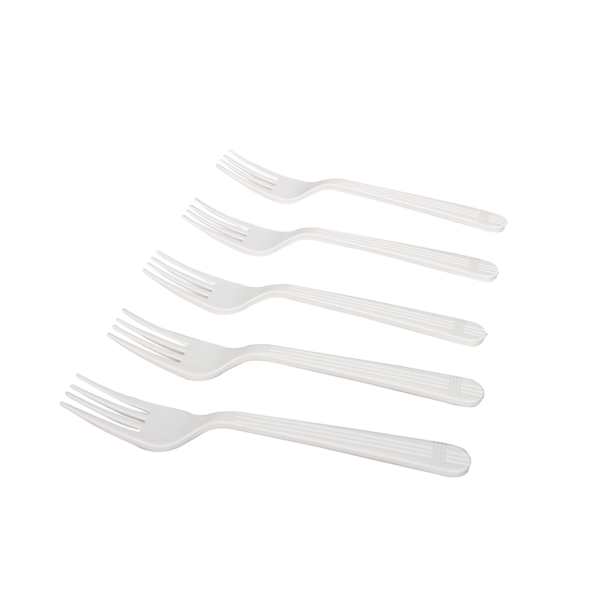 [1,000 ct] PP Plastic Premium Extra Heavy Weight Forks, White