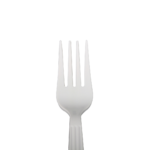 [1,000 ct] PP Plastic Premium Extra Heavy Weight Forks, White - Image 3