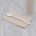 [1,000 ct] PP Plastic Heavy Weight Soda Spoons, White - Image 2