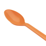 [1,000 ct] PP Plastic Heavy Weight Soda Spoons, Orange - Image 5