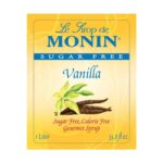 Monin Sugar Free Vanilla Syrup - Bottle (1L) - Image 2