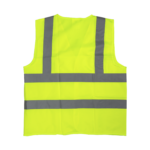 High Visibility Reflective Safety Vest with Velcro Fastening (Yellow), Large - 1 pc - Image 2