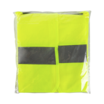 High Visibility Reflective Safety Vest with Velcro Fastening (Yellow), Large - 1 pc - Image 4