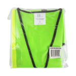 High Visibility Reflective Safety Vest with Zipper Fastening (Green), Large - 1 pc - Image 3
