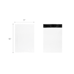 [500 ct] 11''x15'' Poly Mailers with Tamper-Evident Adhesive Closure, White - Image 6