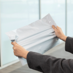 [500 ct] 11''x15'' Poly Mailers with Tamper-Evident Adhesive Closure, White - Image 2