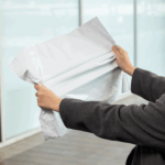 [500 ct] 15.75''x17.33" Poly Mailers with Tamper-Evident Adhesive Closure, White - Image 2