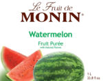 Monin Watermelon Fruit Puree - Bottle (1L) - Image 3
