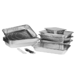 [50 ct] Aluminum Foil Steam Table Pan Lids, Full Size - Image 4