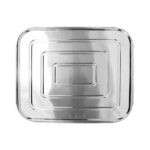 [100 ct] Aluminum Foil Steam Table Pan Lids, Half Size