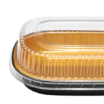 [100 sets] 24 oz Black and Gold Aluminum Pans with PET Dome Lids - Image 7