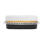 [50 sets] 48 oz Black and Gold Aluminum Pans with PET Dome Lids - Image 4